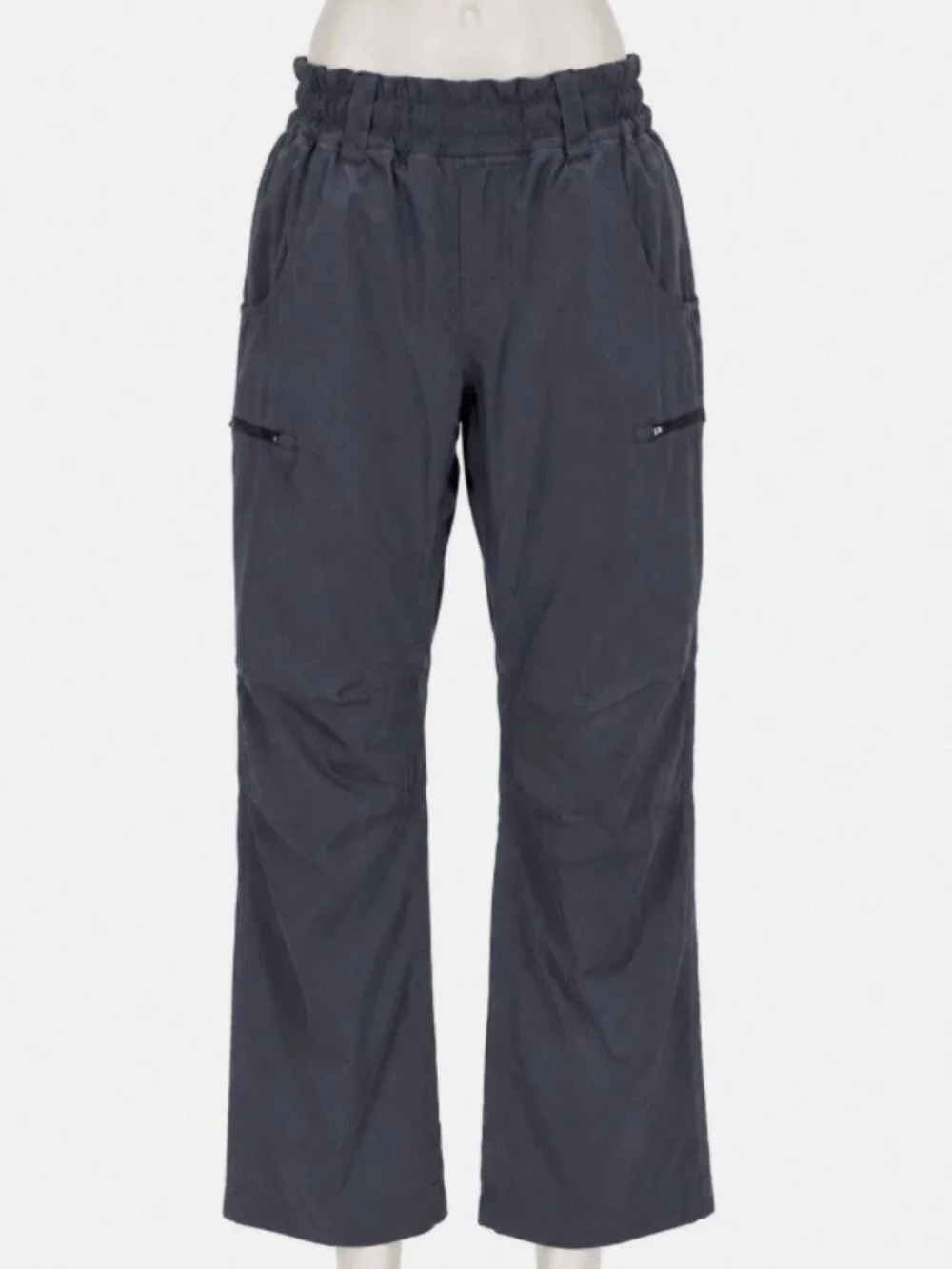 Women's Lululemon Active Drawstring Waist Pants Size M Charcoal Gray
